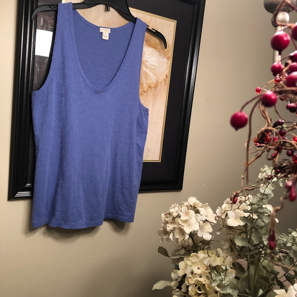 - J Crew  royal blue tank top Size M